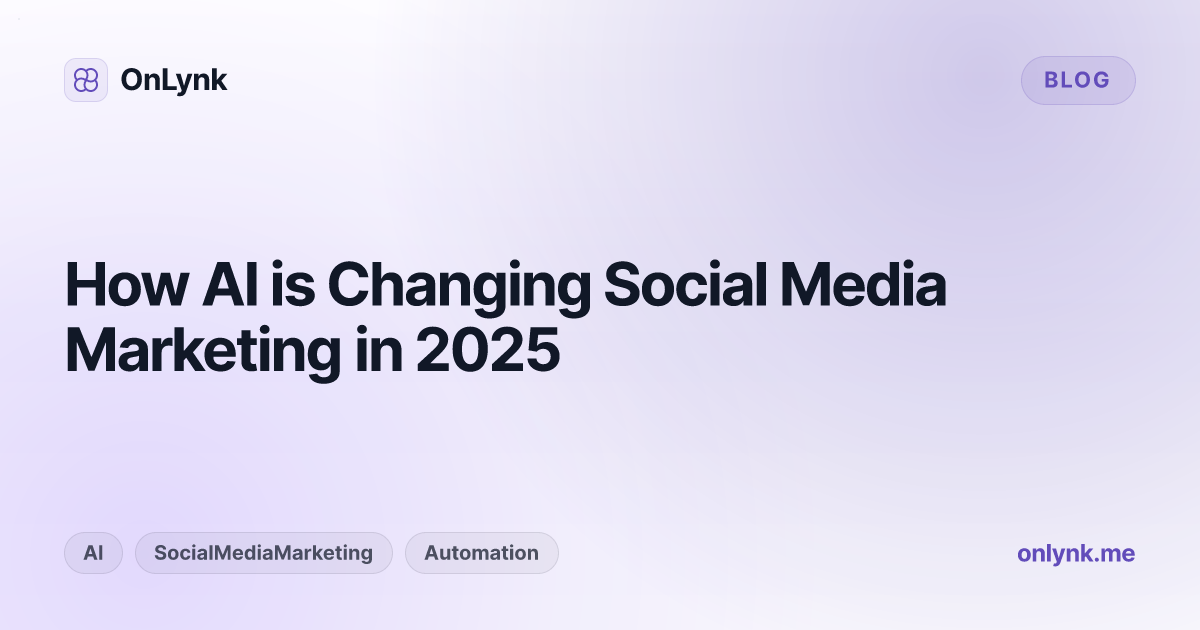 How AI is Changing Social Media Marketing in 2025